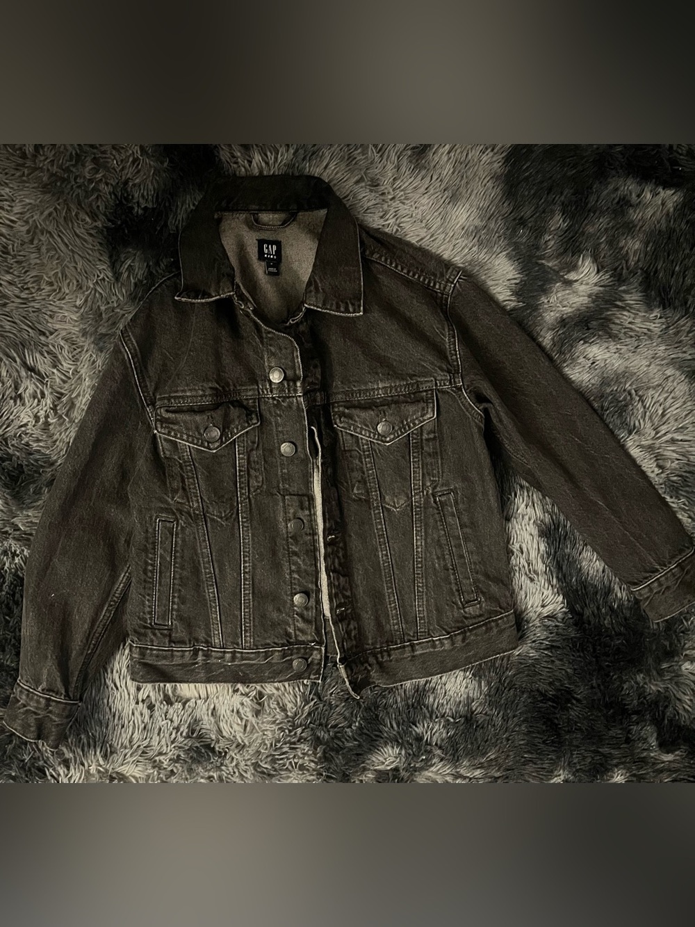 GAP Kids Black Denim Jacket